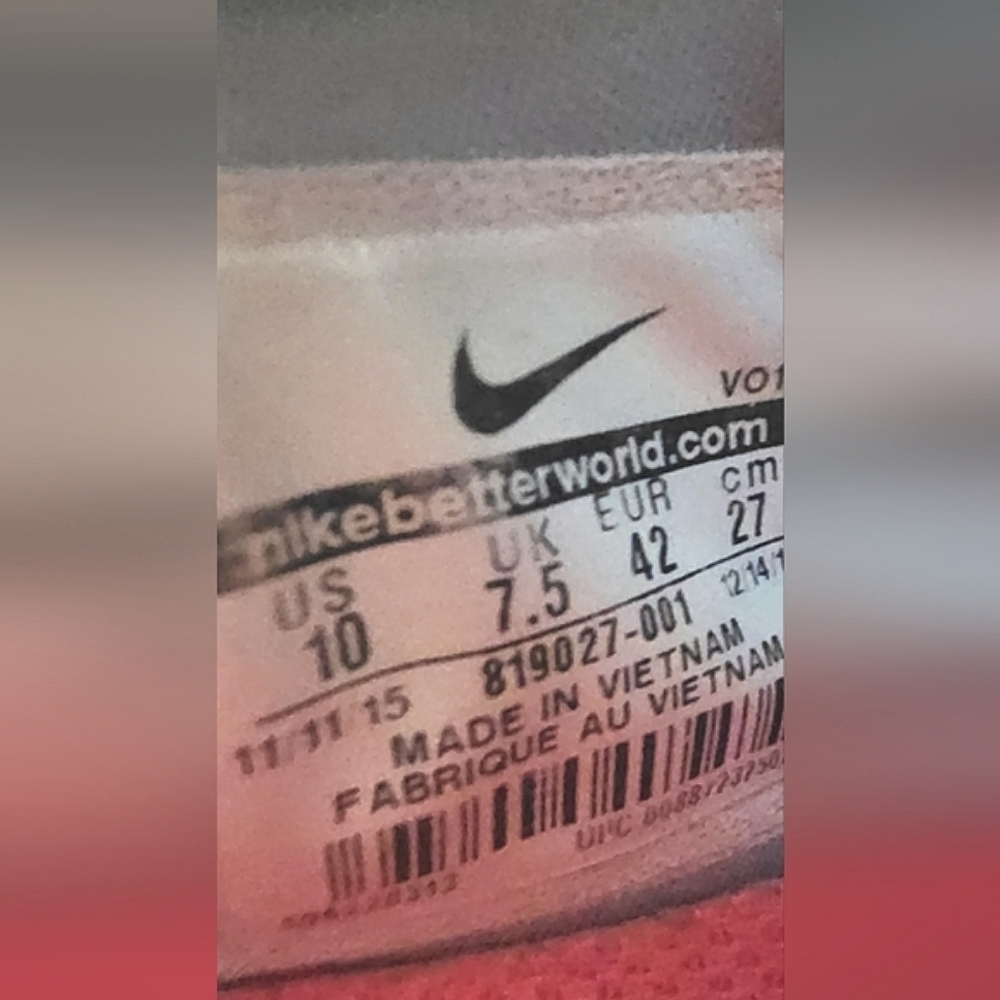 NIKE FLEX SUPREME TR4 - Sneakers,  shoes, black/grey/pink, size 10 - Picture 7 of 8